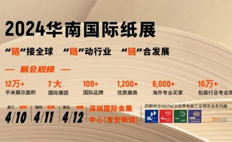 2024华南国际纸展攻略(时间+地点+门票+展品)